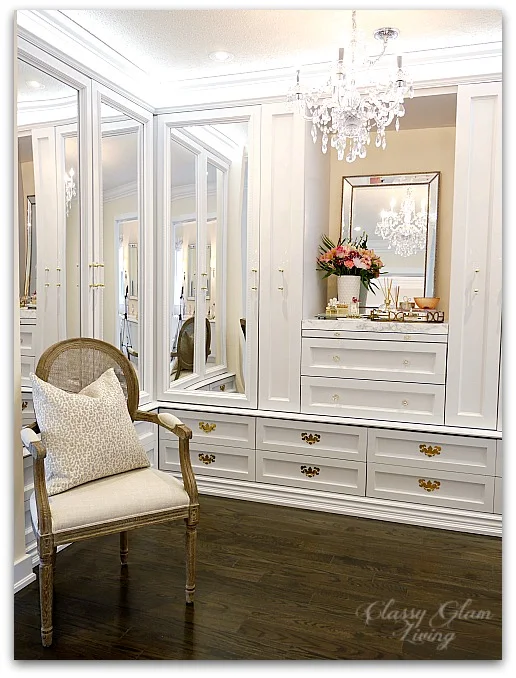 Master 2024 closet chandelier